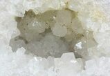 Keokuk Geode With Large Crystals (Half) #33959-1